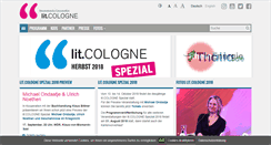 Desktop Screenshot of litcologne.de